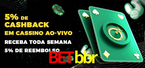 Promoções do cassino ao Vivo betbbr